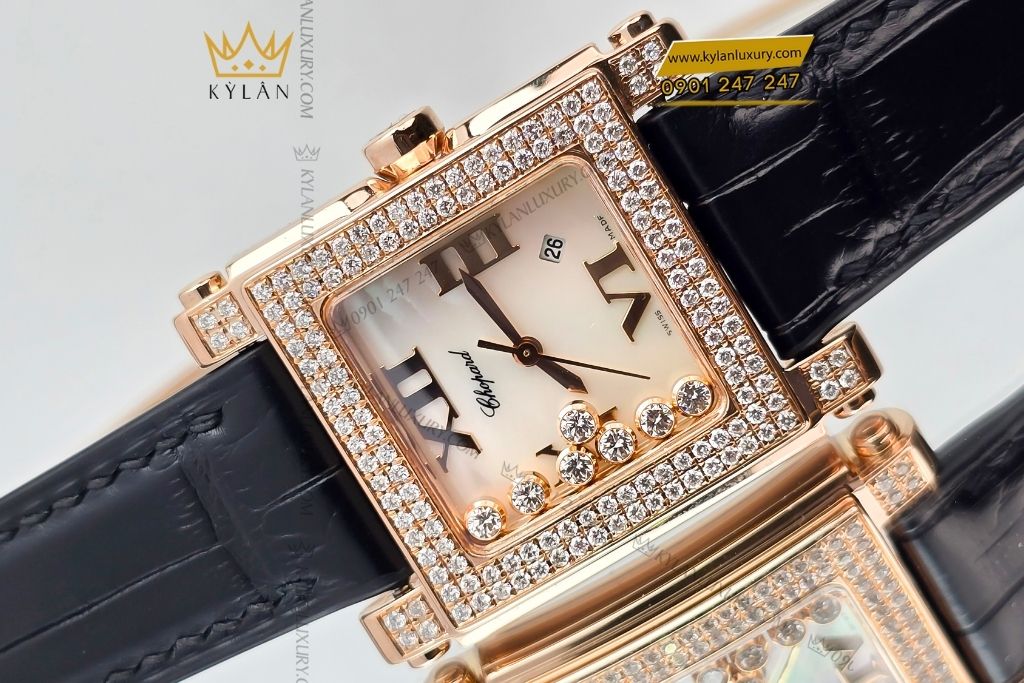 Kỳ Lân Luxury chopard happy sport rose gold diamond 3 Đồng hồ Chopard Happy Sport Rose Gold & Diamond
