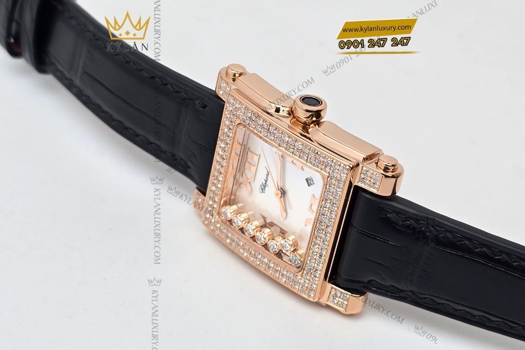 Kỳ Lân Luxury chopard happy sport rose gold diamond 6 Đồng hồ Chopard Happy Sport Rose Gold & Diamond