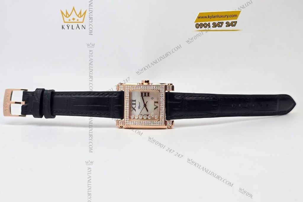 Kỳ Lân Luxury chopard happy sport rose gold diamond 7 Đồng hồ Chopard Happy Sport Rose Gold & Diamond