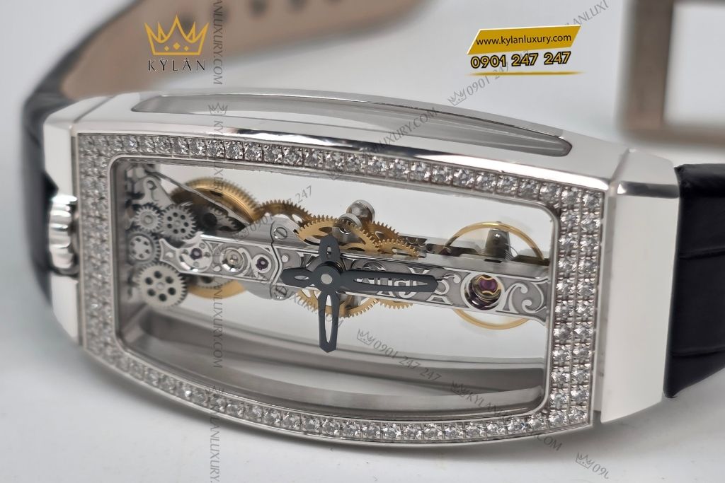 Kỳ Lân Luxury corum golden bridge miss white gold diamonds 15 Đồng hồ Corum Golden Bridge Miss White Gold Diamonds