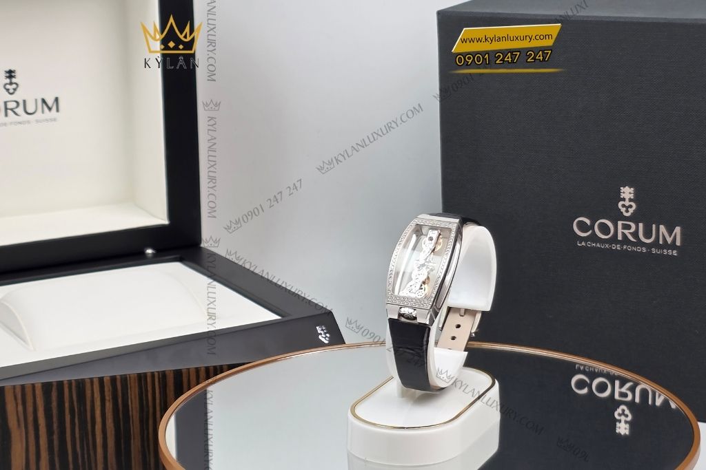 Kỳ Lân Luxury corum golden bridge miss white gold diamonds 5 Đồng hồ Corum Golden Bridge Miss White Gold Diamonds