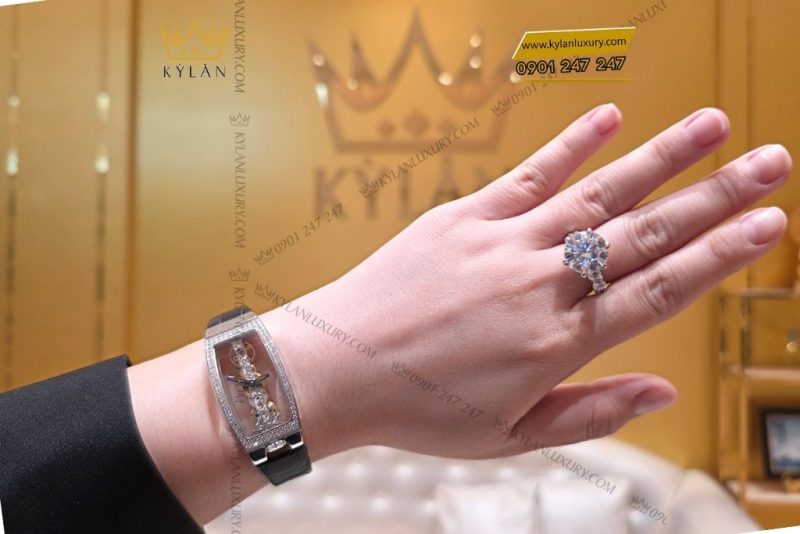 Đồng hồ Corum Golden Bridge Miss White Gold Diamonds