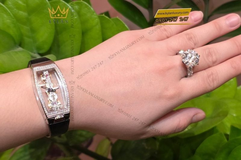 Đồng hồ Corum Golden Bridge Miss White Gold Diamonds