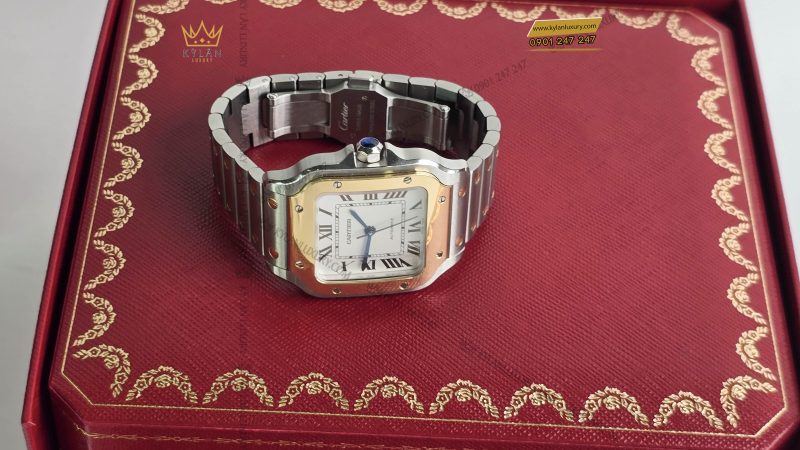 Kỳ Lân Luxury dong ho Cartier Santos de Cartier Medium Size 35mm 6 Đồng hồ Cartier Santos de Cartier Medium Size 35mm