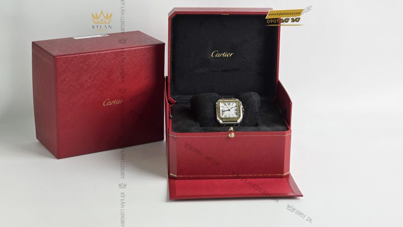 Kỳ Lân Luxury dong ho Cartier Santos de Cartier Medium Size 35mm 8 Đồng hồ Cartier Santos de Cartier Medium Size 35mm