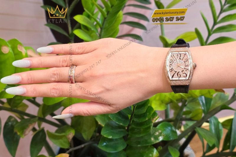 Đồng hồ Franck Muller Geneve V32 Rose Gold Diamond