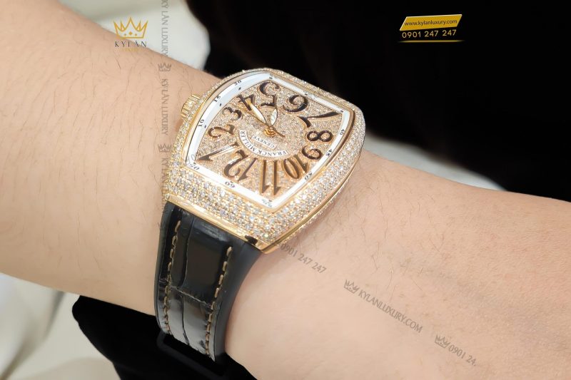 Đồng hồ Franck Muller Geneve V32 Rose Gold Diamond