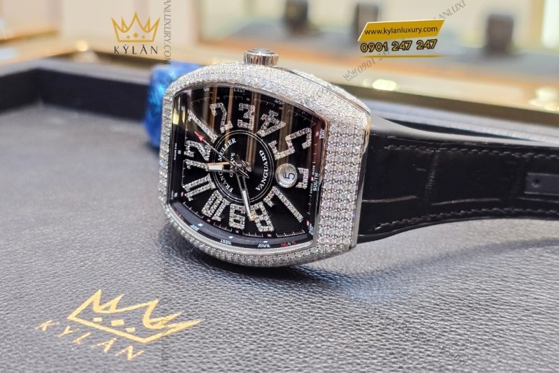 Đồng hồ Franck Muller Vanguard V41 Black Pavé Diamond