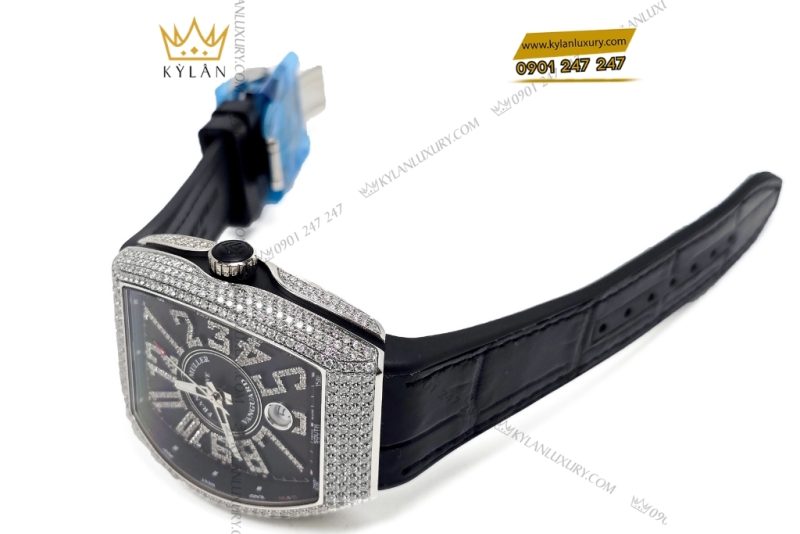 Đồng hồ Franck Muller Vanguard V41 Black Pavé Diamond
