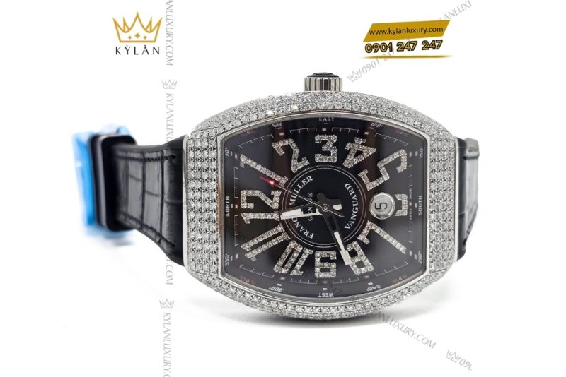 Đồng hồ Franck Muller Vanguard V41 Black Pavé Diamond