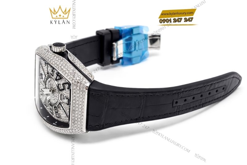 Đồng hồ Franck Muller Vanguard V41 SC DT Black Full Diamond