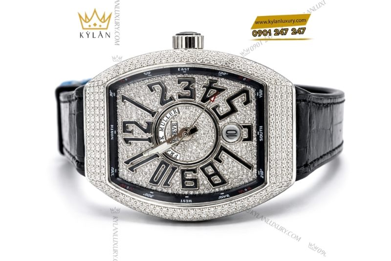 Đồng hồ Franck Muller Vanguard V41 SC DT Black Full Diamond
