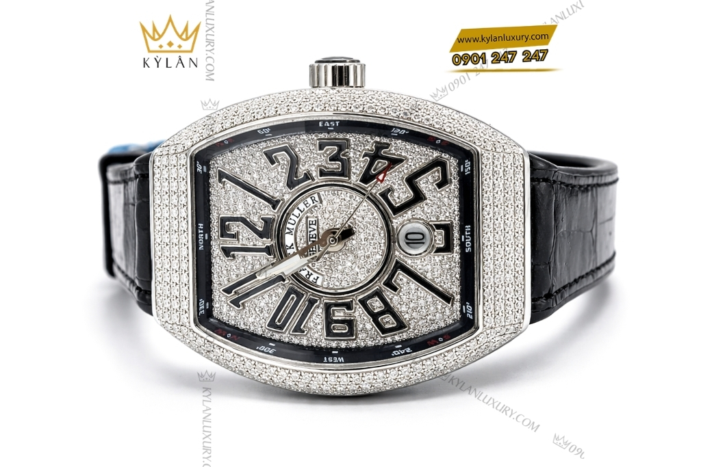 Kỳ Lân Luxury dong ho franck muller vanguard v41 sc dt ac brnr 8 Đồng hồ Franck Muller Vanguard V41 SC DT AC BRNR