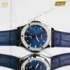 Đồng hồ Hublot Classic Fusion Titanium Blue custom vành kim cương 42mm