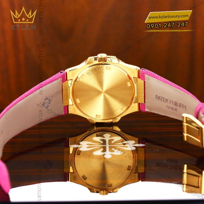 Kỳ Lân Luxury dong ho patek philippe 7010r 013 2 Đồng hồ Patek Philippe Nautilus mặt số tím 7010R-013