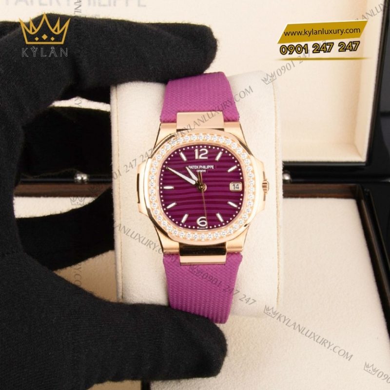 Đồng hồ Patek Philippe Nautilus mặt số tím 7010R-013