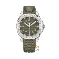 Đồng hồ Patek Philippe Aquanaut xanh kaki vành kim 5267/200A-011