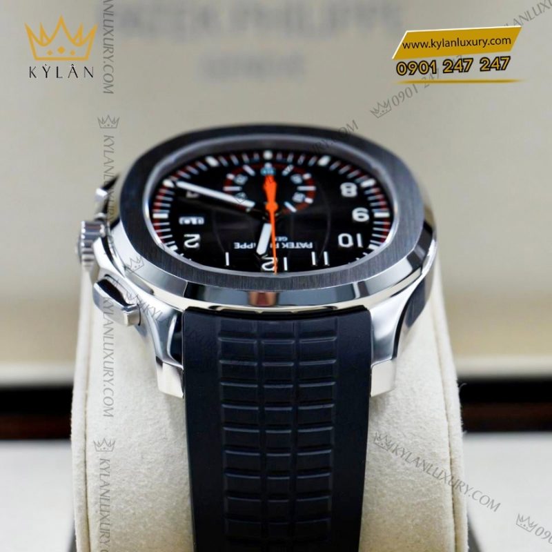 Đồng hồ Patek Philippe Aquanaut Chronograph mặt xám than 5968A-001