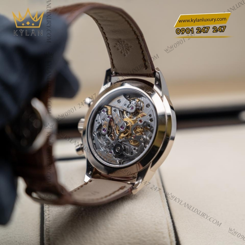 Kỳ Lân Luxury dong ho patek philippe complications 5172g 010 2 Đồng hồ Patek Philippe Complications mặt số hồng 5172G-010