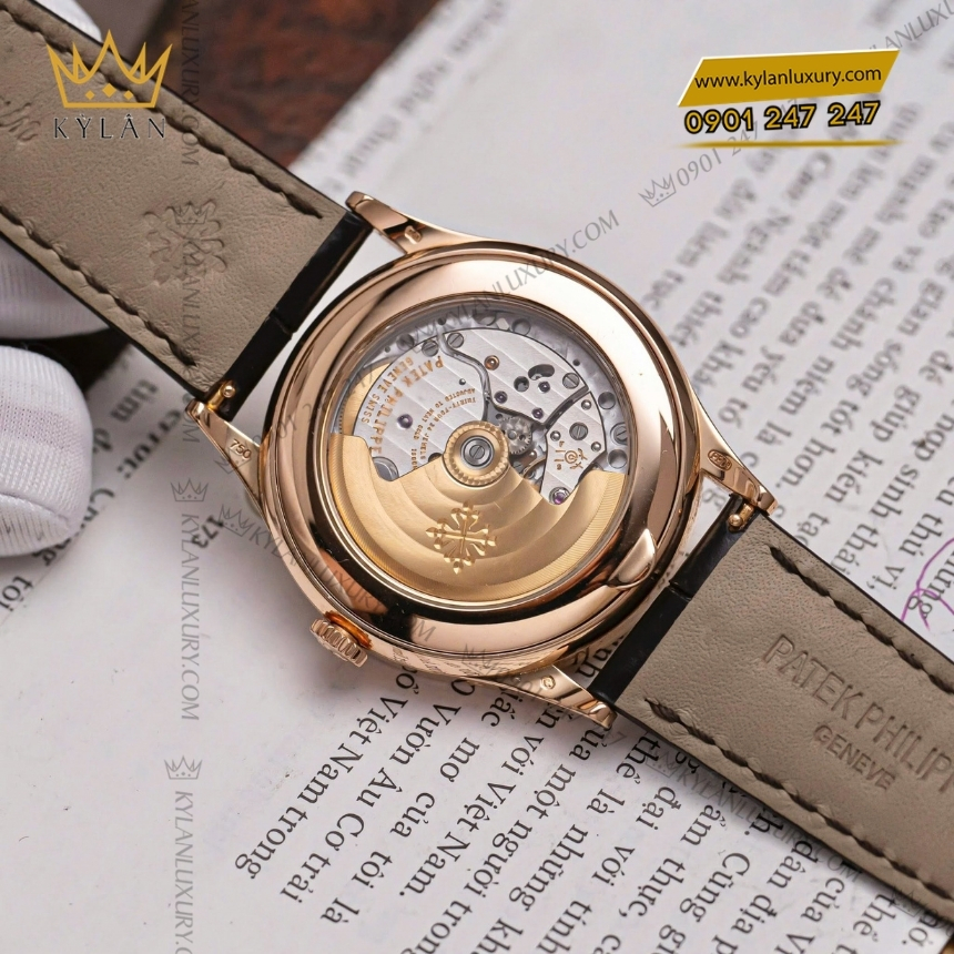 Kỳ Lân Luxury dong ho patek philippe complications 5396r 011 4 Đồng hồ Patek Philippe Annual Calendar Moon Phases 5396R-011