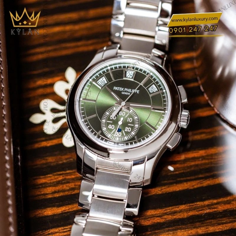 Đồng hồ Patek Philippe Complications xanh olive 5905/1A-001