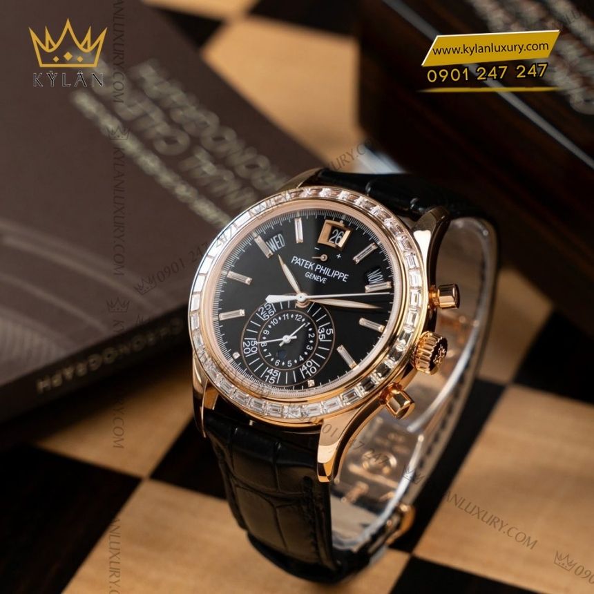 Kỳ Lân Luxury dong ho patek philippe complications 5961r 010 12 Đồng hồ Patek Philippe Complications 5961R-010