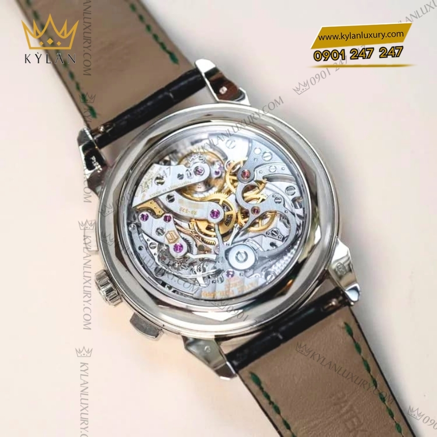 Kỳ Lân Luxury dong ho patek philippe grand complications 5270p 014 2 Đồng hồ Patek Philippe Grand Complications mặt số xanh lá 5270P-014