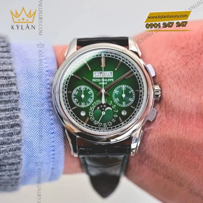 Đồng hồ Patek Philippe Grand Complications mặt số xanh lá 5270P-014
