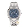 Kỳ Lân Luxury dong ho patek philippe nautilus 5740 1g 001 1 Đồng hồ Patek Philippe Nautilus vàng trắng mặt xanh sunburst 5740/1G-001