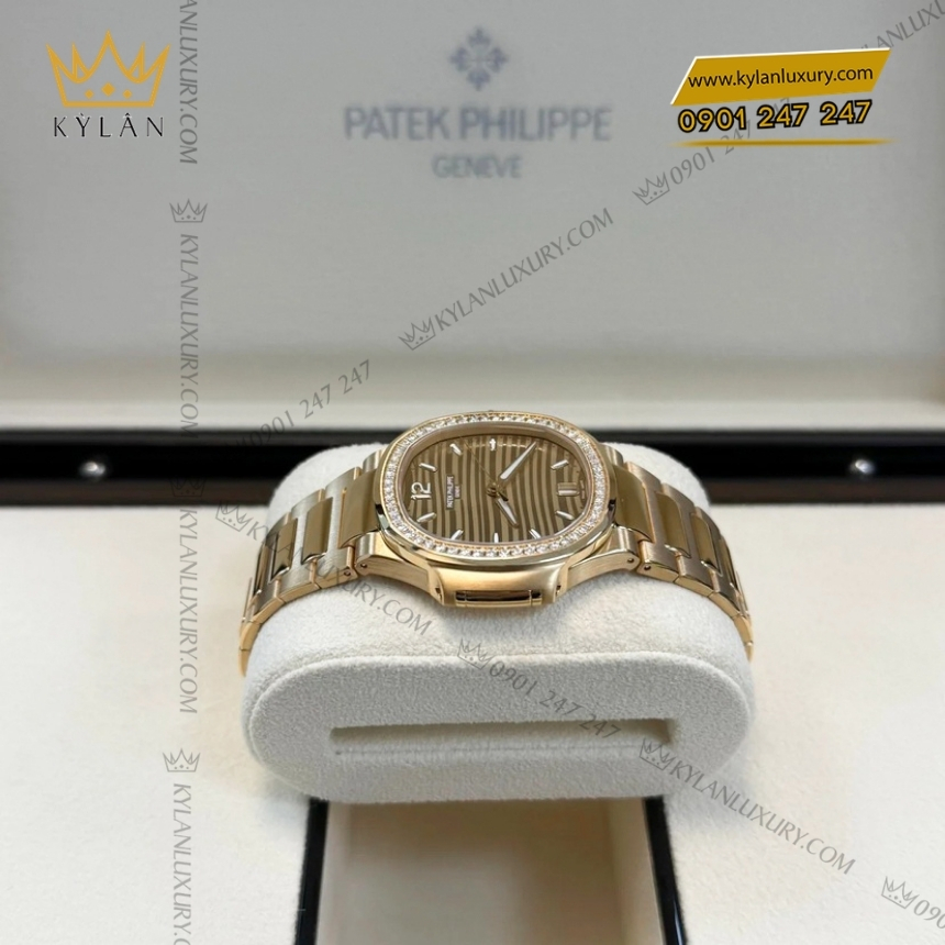 Kỳ Lân Luxury dong ho patek philippe nautilus 7118 1200r 010 8 Đồng hồ Patek Philippe Nautilus Golden Brown 7118/1200R-010