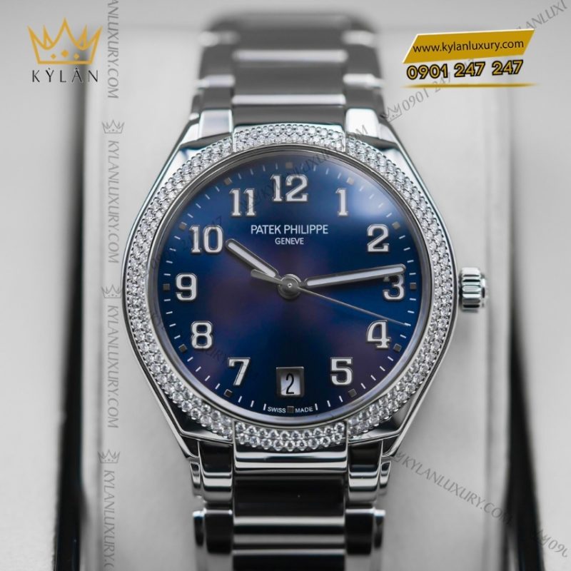 Đồng hồ Patek Philippe Twenty~4 mặt xanh dương vành kim 7300/1200A-001
