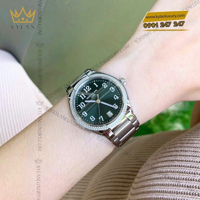 Đồng hồ Patek Philippe Twenty~4 mặt số olive 7300/1200A-011
