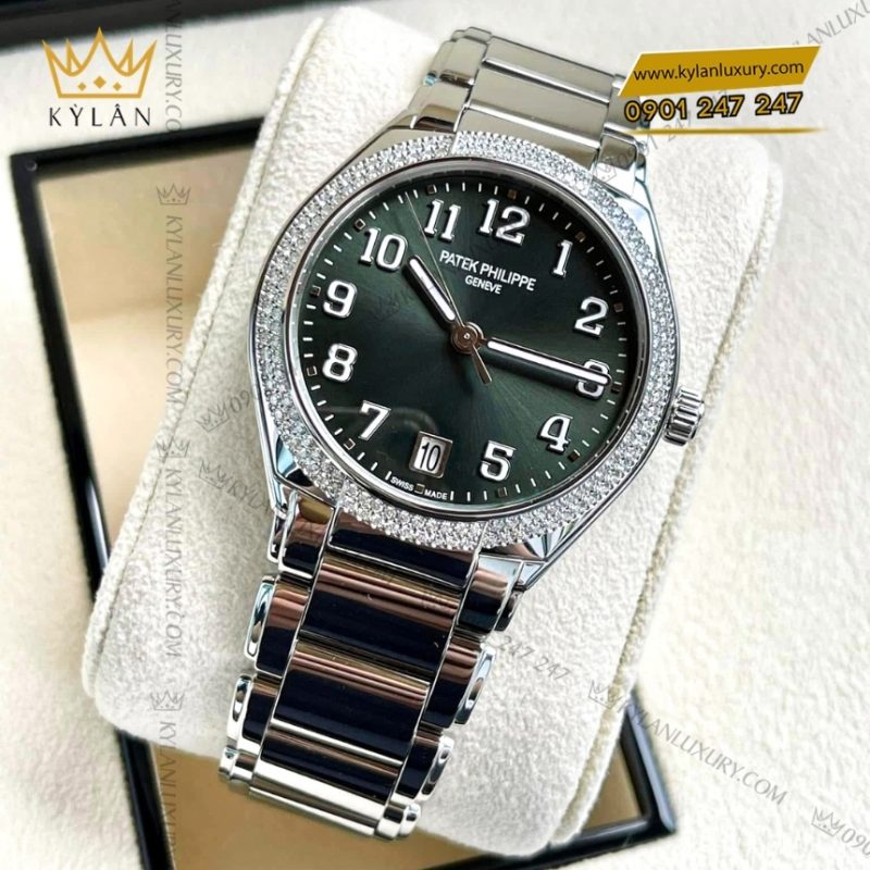 Đồng hồ Patek Philippe Twenty~4 mặt số olive 7300/1200A-011