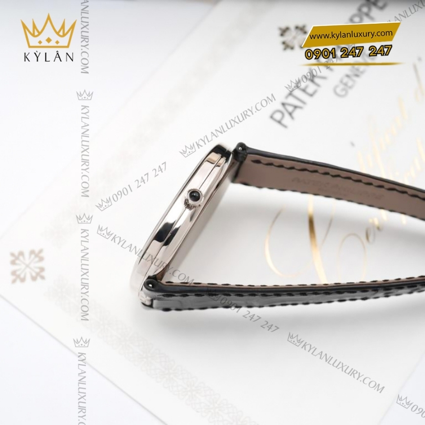 Kỳ Lân Luxury dong ho patek phillippe golden ellipse 5738 51g 001 10 Đồng hồ Patek Philippe Golden Ellipse Grand Feu 5738/51G-001