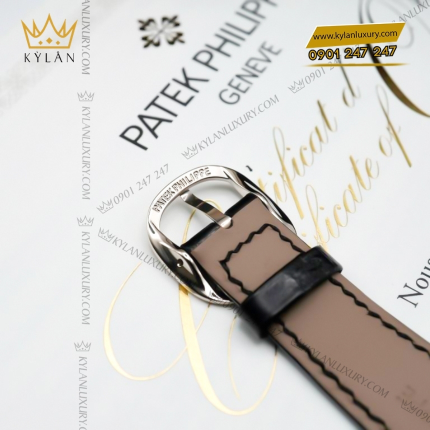 Kỳ Lân Luxury dong ho patek phillippe golden ellipse 5738 51g 001 7 Đồng hồ Patek Philippe Golden Ellipse Grand Feu 5738/51G-001