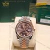 Đồng hồ Rolex Datejust 41 chocolate cọc kim cương 126331-0004