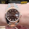 Đồng hồ Rolex Datejust 41 chocolate cọc kim cương 126331-0004