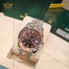 Đồng hồ Rolex Datejust 41 chocolate cọc kim cương 126331-0004