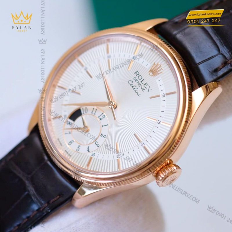Đồng hồ Rolex Cellini Dual Time 39mm 50525-0009