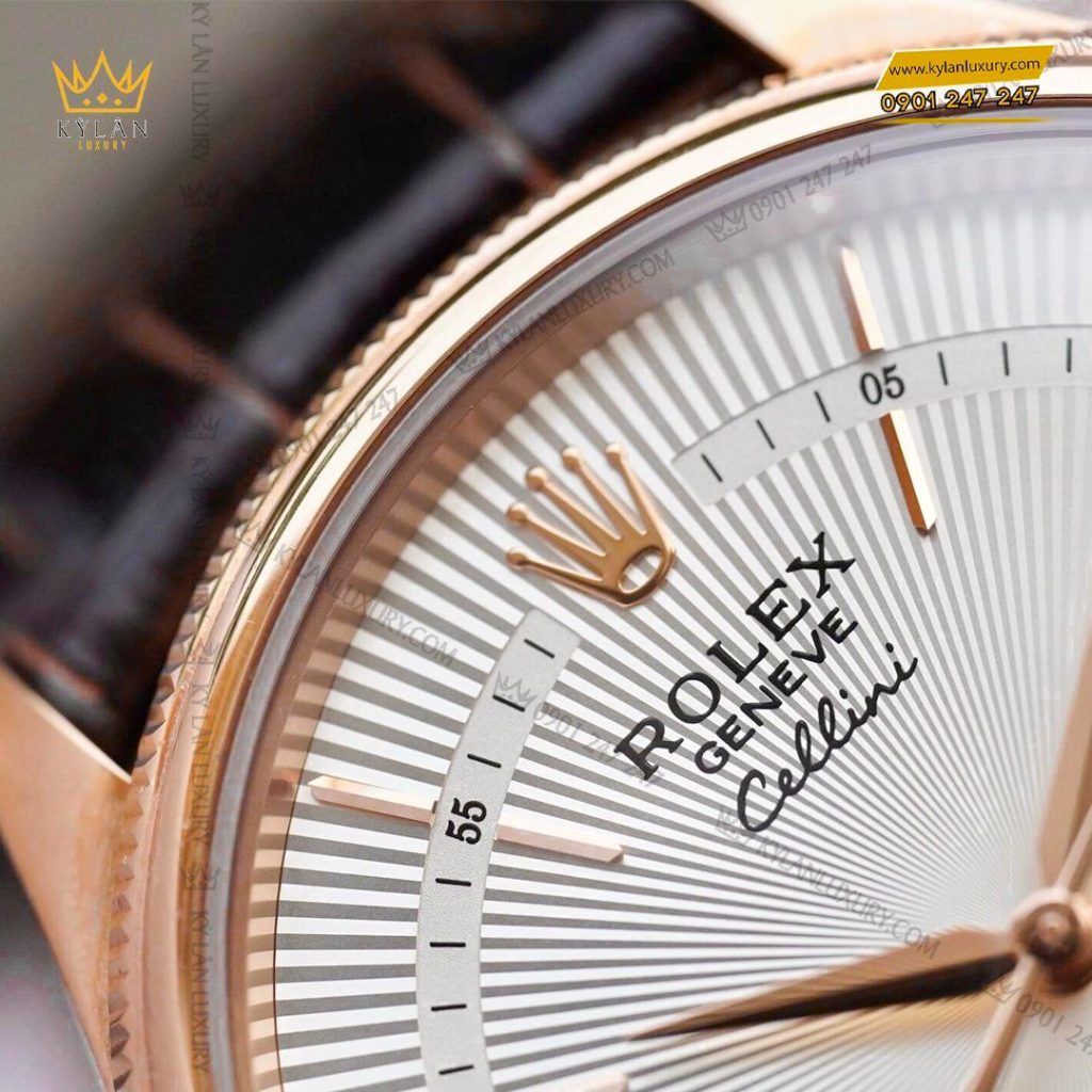 Kỳ Lân Luxury dong ho rolex cellini dual time 39mm 50525 0009 4 Đồng hồ Rolex Cellini Dual Time 39mm 50525-0009