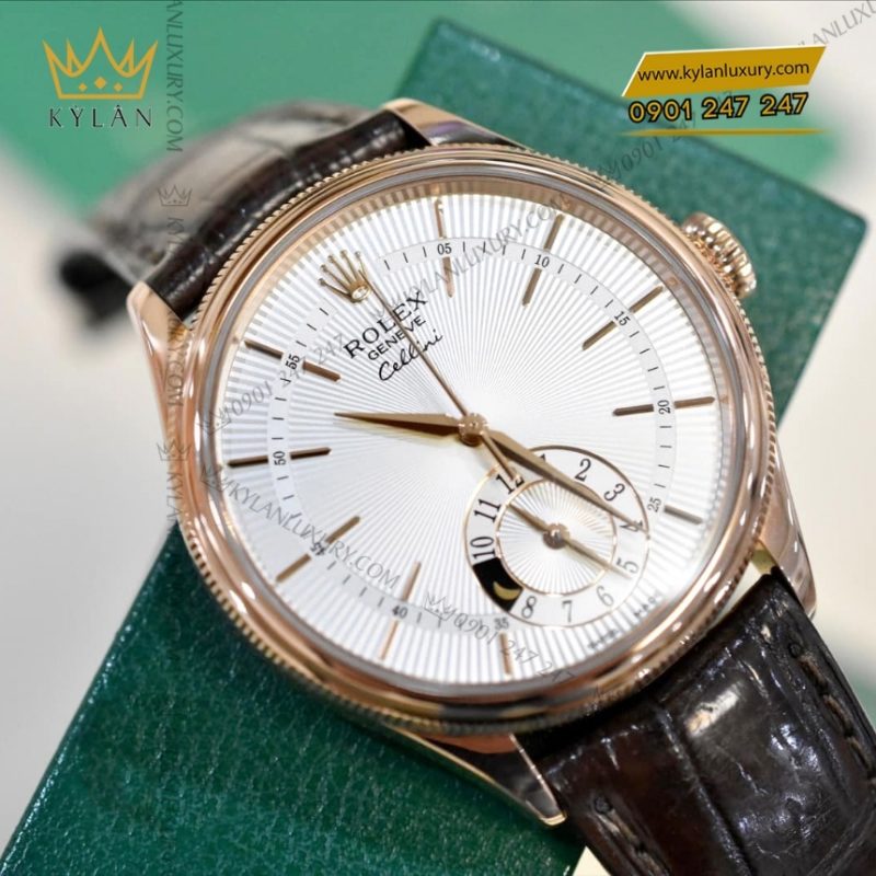 Đồng hồ Rolex Cellini Dual Time 39mm 50525-0009