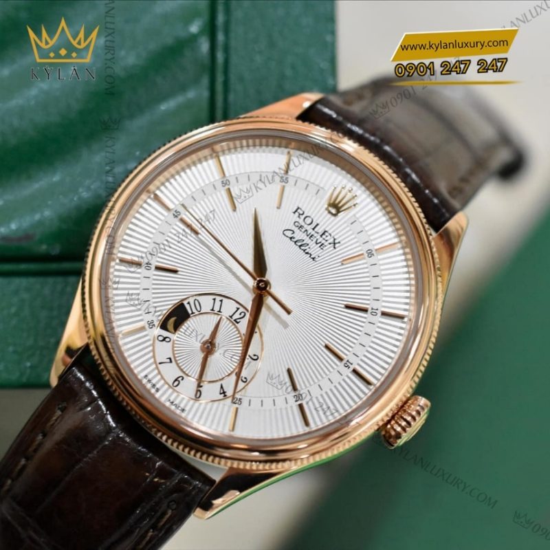 Đồng hồ Rolex Cellini Dual Time 39mm 50525-0009