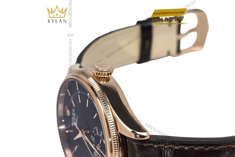 Đồng hồ Rolex Cellini Dual Time mặt số đen 50525-0010