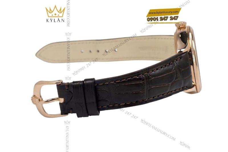 Đồng hồ Rolex Cellini Dual Time mặt số đen 50525-0010