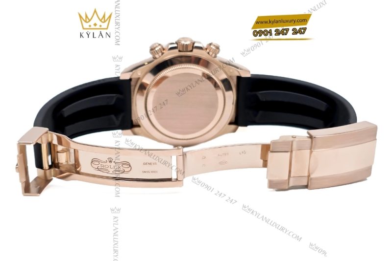 Đồng hồ Rolex Cosmograph Daytona mặt sundust dây cao su 116515LN-0013