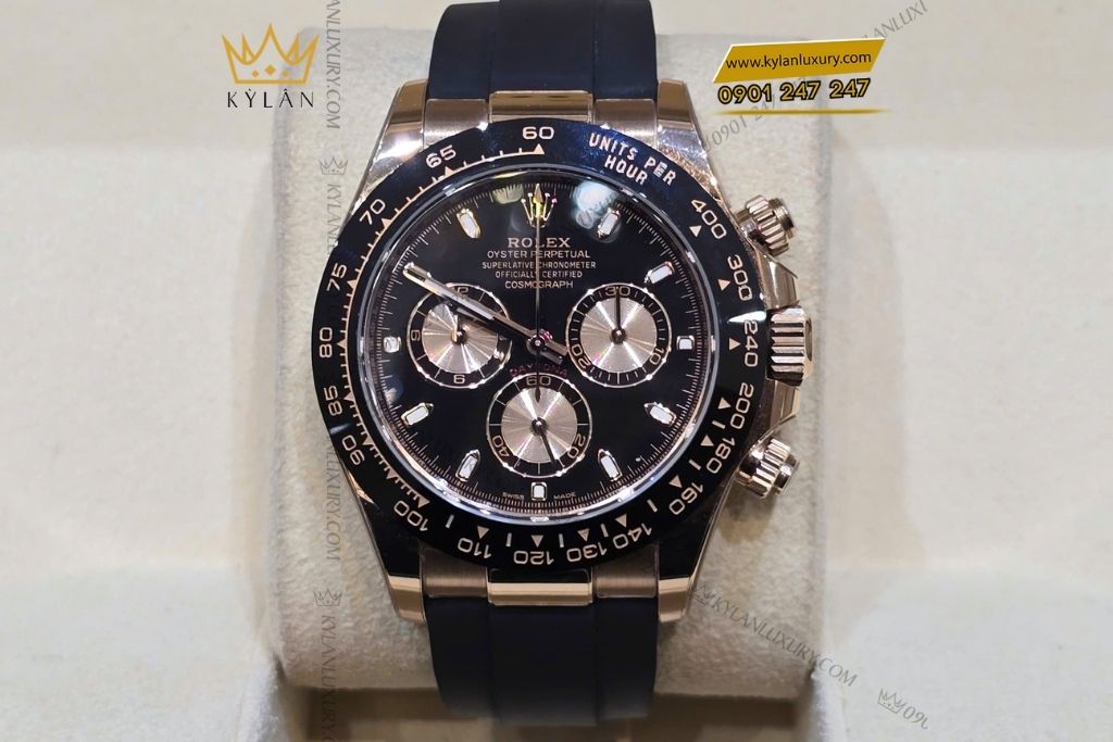 Kỳ Lân Luxury dong ho rolex cosmograph daytona 116515ln 0017 vang everose 1 Đồng hồ Rolex Cosmograph Daytona 116515LN-0017 vàng Everose