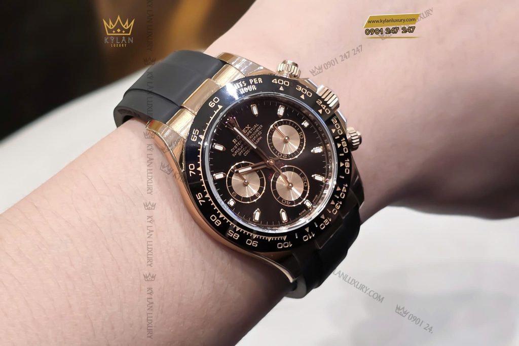 Kỳ Lân Luxury dong ho rolex cosmograph daytona 116515ln 0017 vang everose 12 Đồng hồ Rolex Cosmograph Daytona 116515LN-0017 vàng Everose