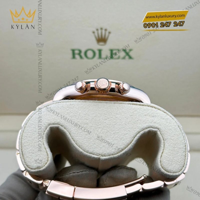 Đồng hồ Rolex Cosmograph Daytona mặt đen cọc dạ quang 126505-0001