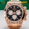 Đồng hồ Rolex Cosmograph Daytona mặt đen cọc dạ quang 126505-0001