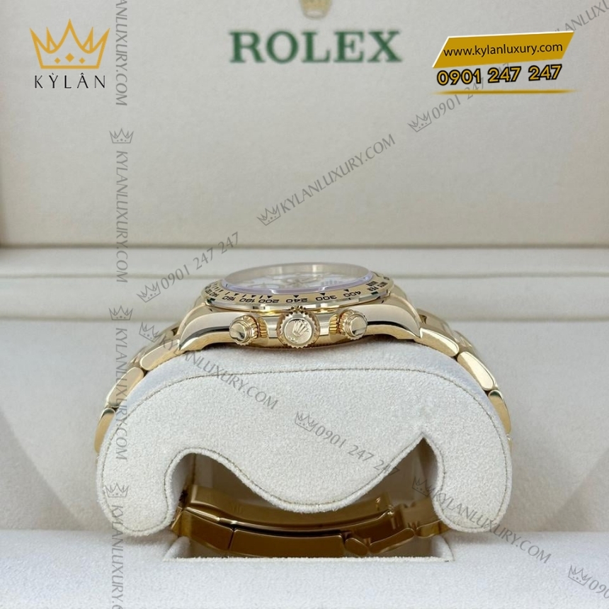 Kỳ Lân Luxury dong ho rolex cosmograph daytona 126508 0001 5 Đồng hồ Rolex Cosmograph Daytona mặt số trắng 126508-0001